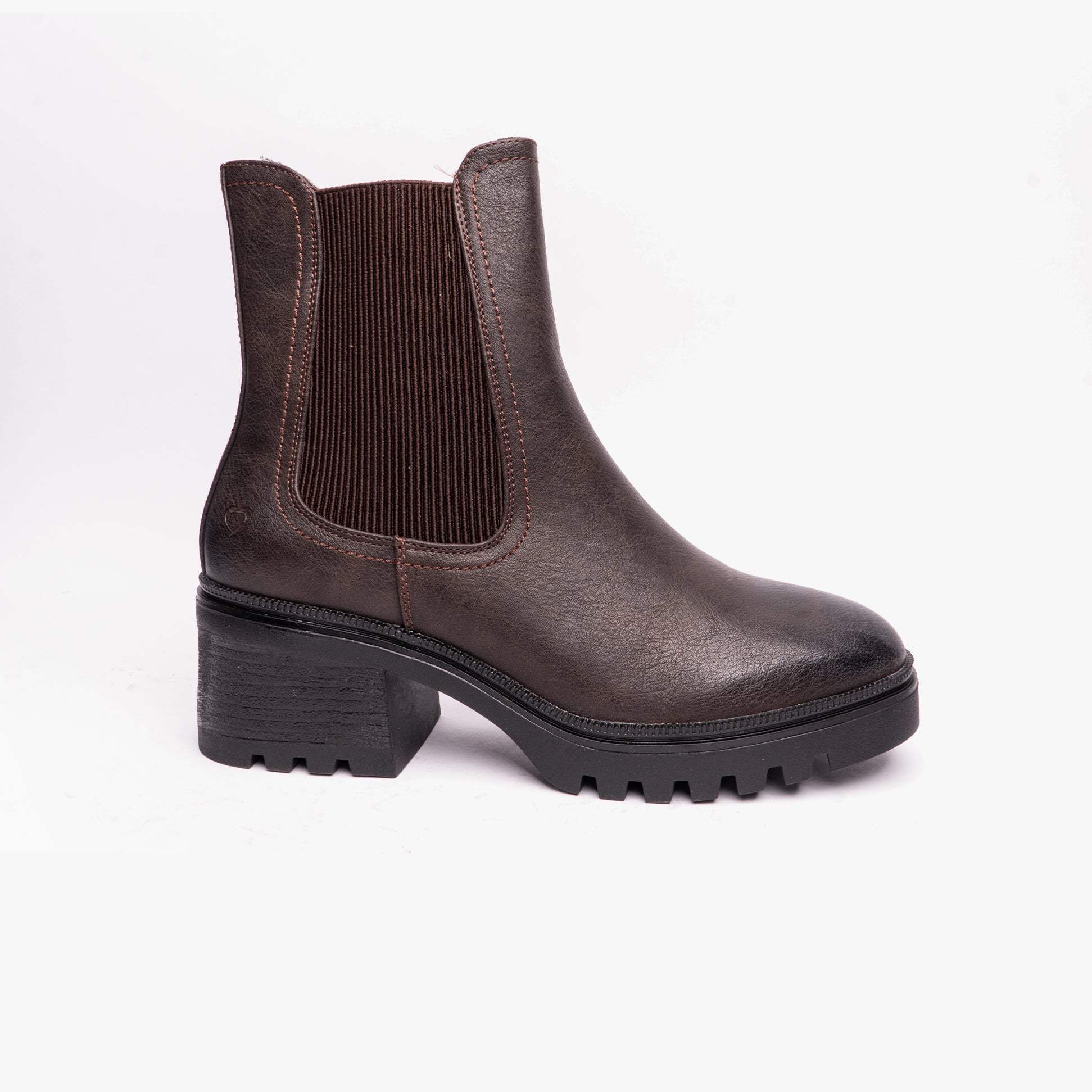 Heavenly Feet CLEMMY 2 Womens Chelsea Boots Ankle Boots Chocolate