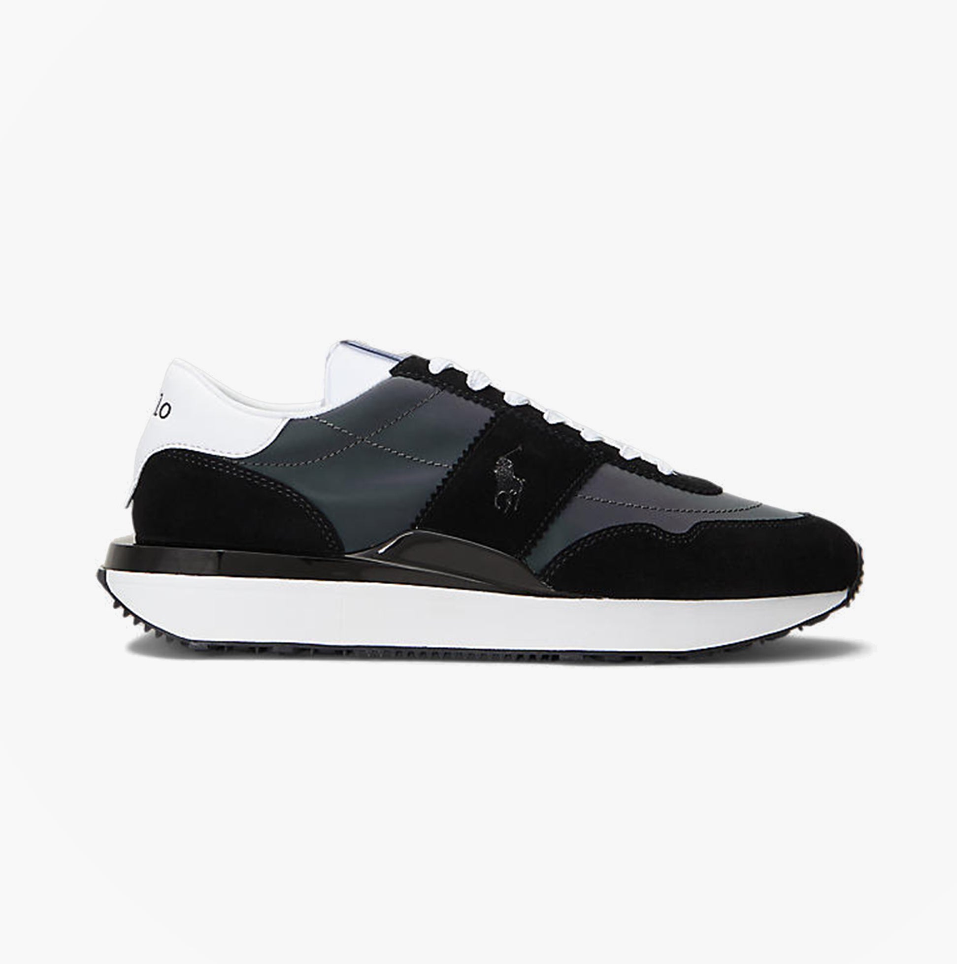 Polo Ralph Lauren TRAIN 89 PP Mens Casual Trainers Reflective Black