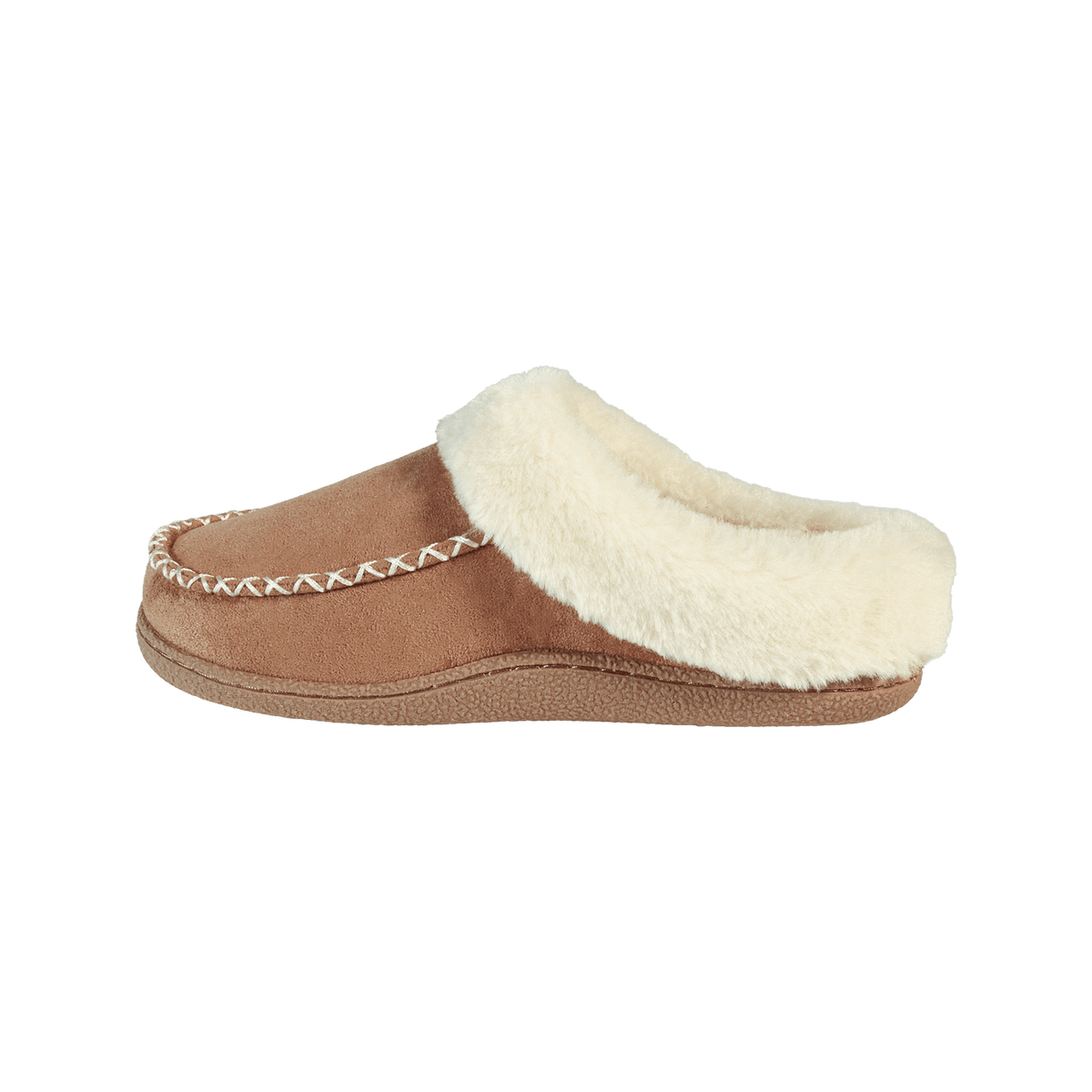 Jo & Joe ALNWICK Womens Moccasin Slippers Cognac