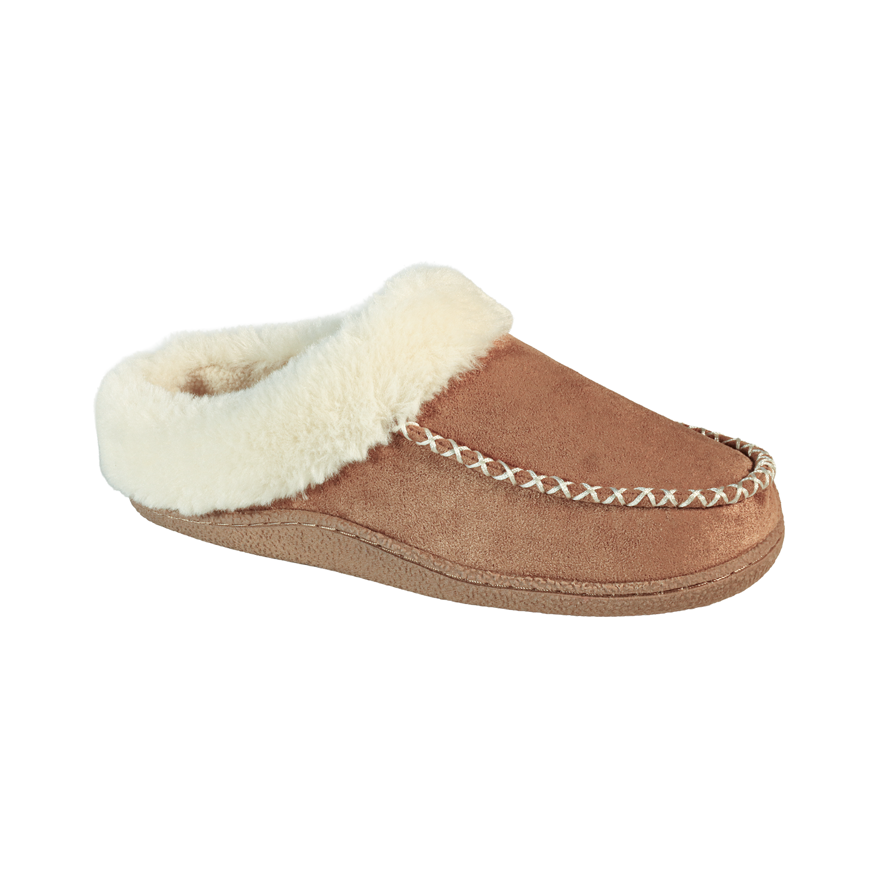 Jo & Joe ALNWICK Womens Moccasin Slippers Cognac