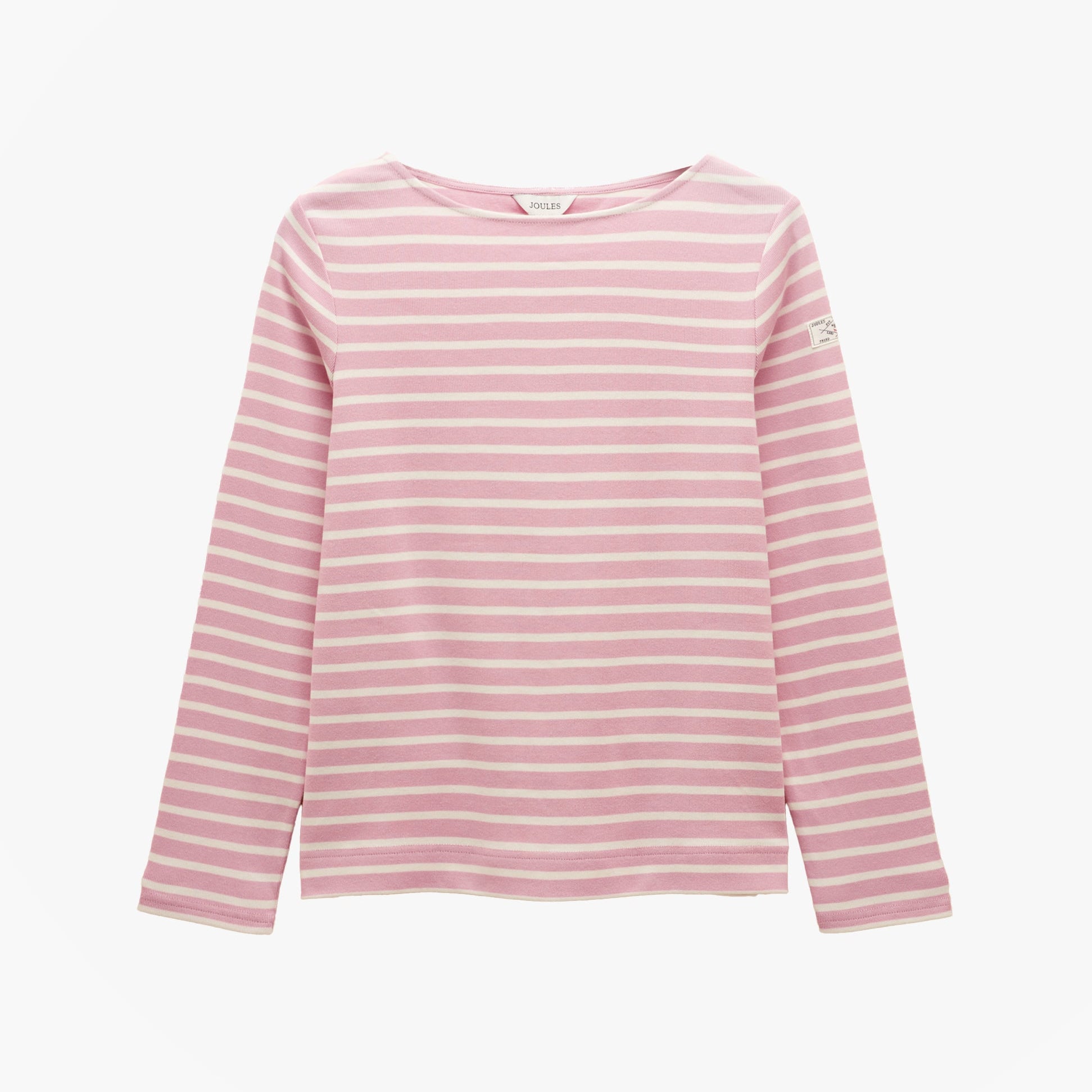 Joules HARBOUR Womens Sweatshirt Pink Stripe
