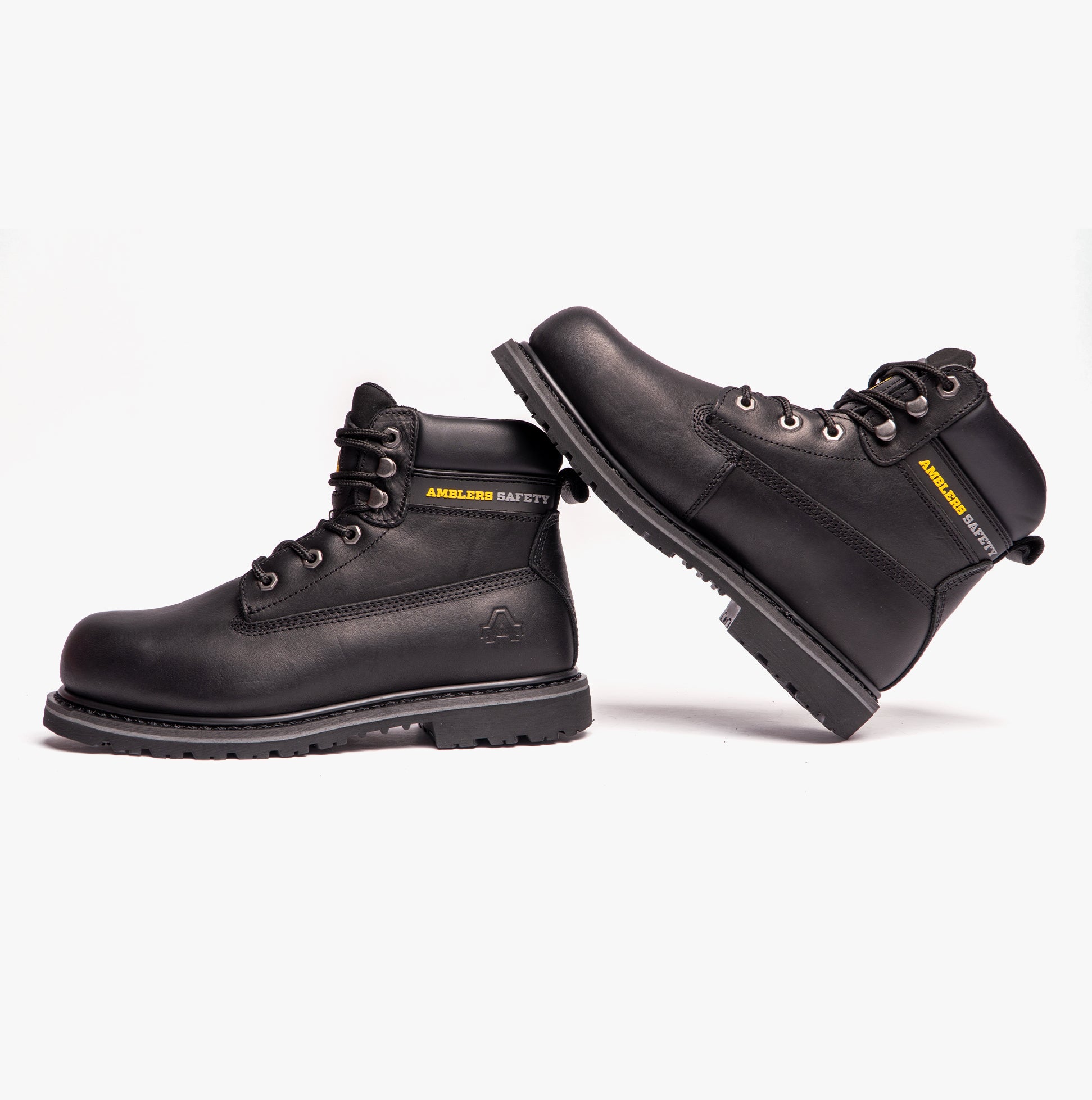 Amblers Safety FS9 Unisex Leather Safety Boots Black