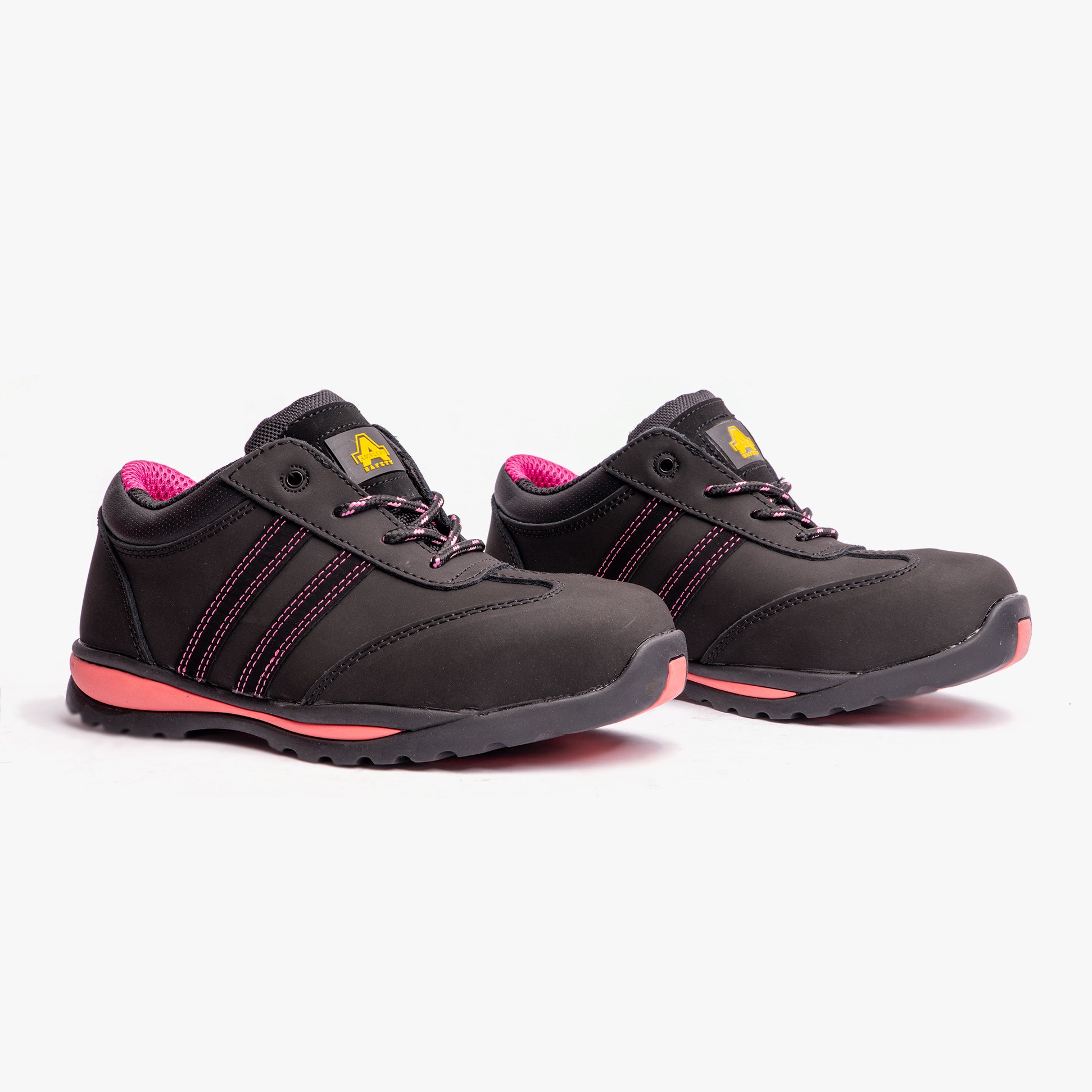 Amblers Safety FS47 Womens Leather Safety Trainers Black
