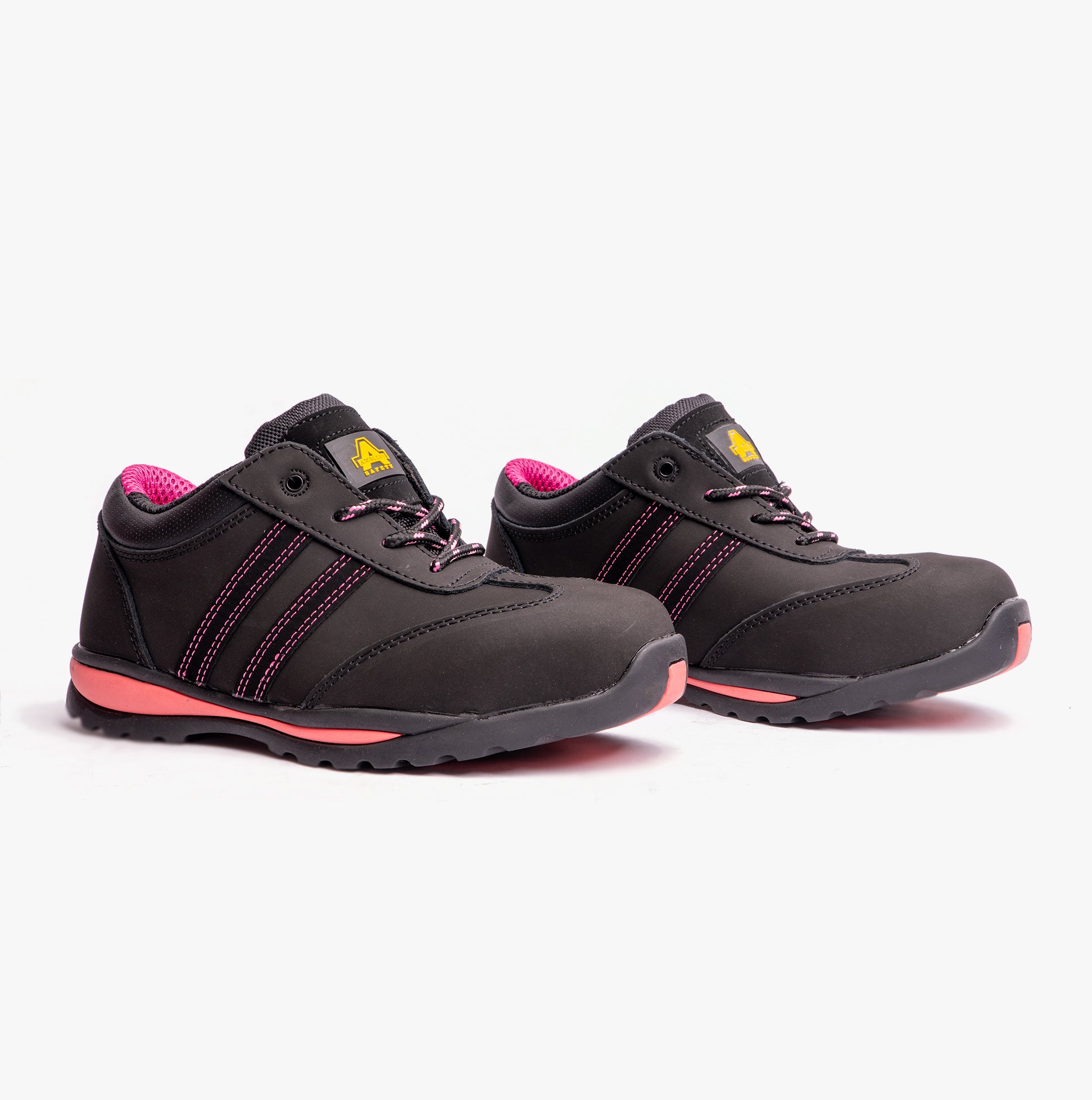 Amblers Safety FS47 Womens Leather Safety Trainers Black