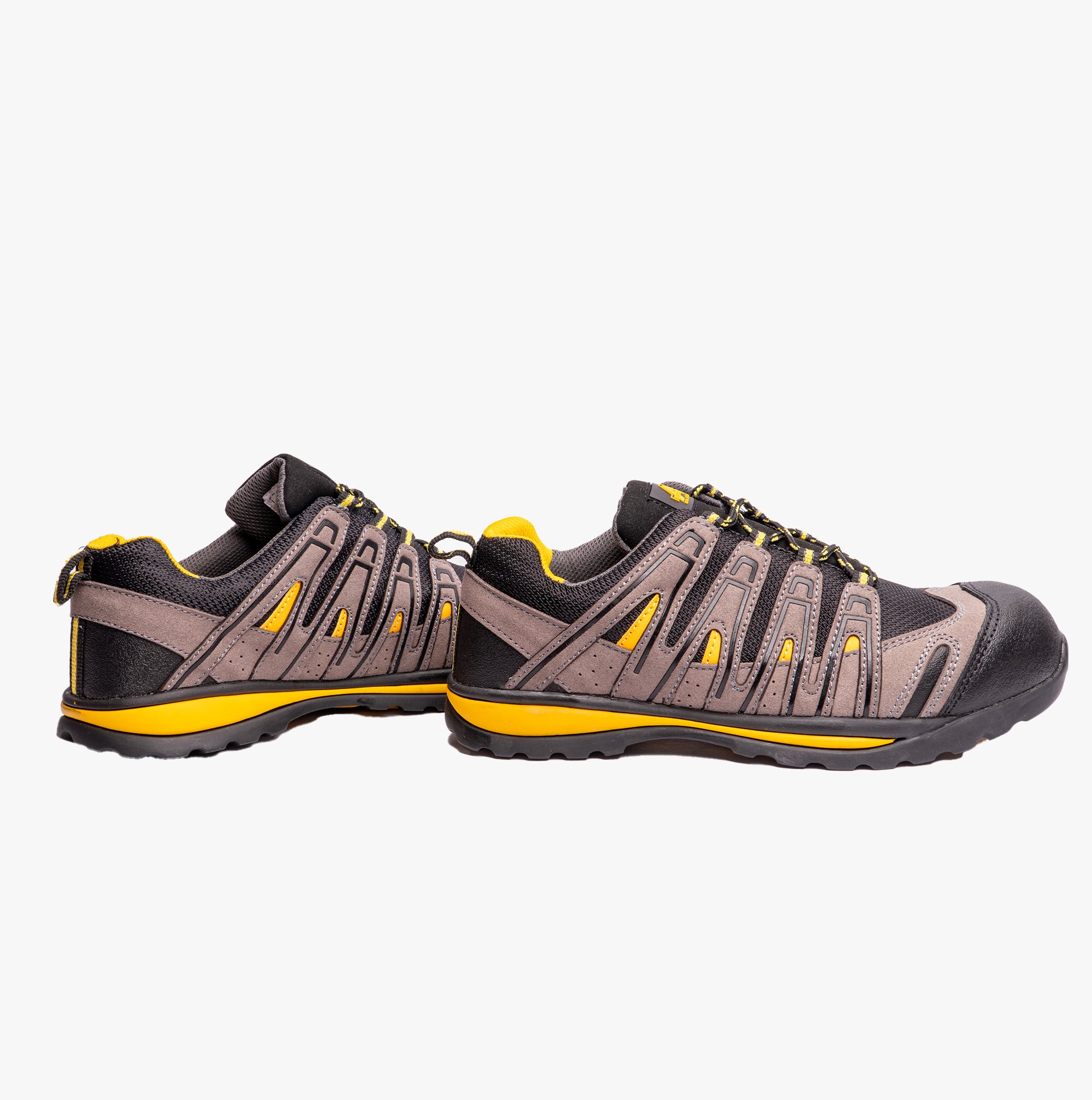 Amblers Safety FS42C Unisex Safety Trainers Black/Yellow