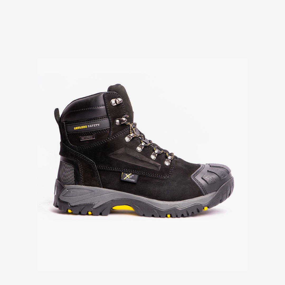 Amblers Safety FS987 Mens Leather Safety Boots Black
