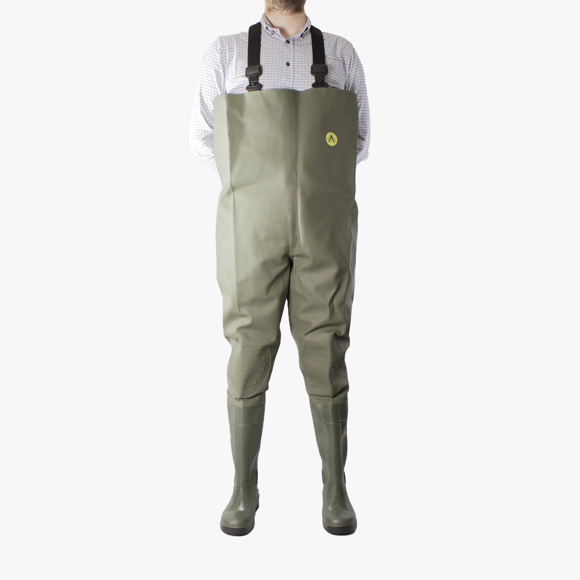 Amblers Safety TYNE Unisex Safety Waders Green