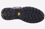 Amblers Safety AS170 Mens Safety Boots Brown bottom view showing slip resistant rubber sole design.