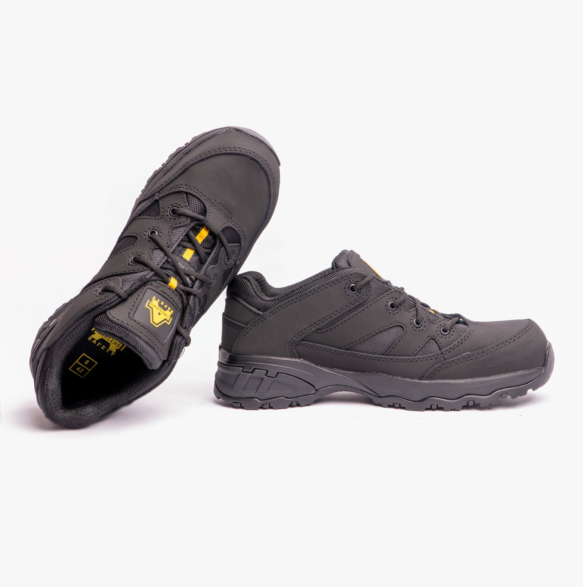Amblers Safety FS68C Unisex Leather Safety Trainers Black