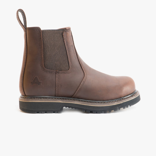 Amblers Safety AS231 Mens Steel Toe Safety Dealer Boots Brown