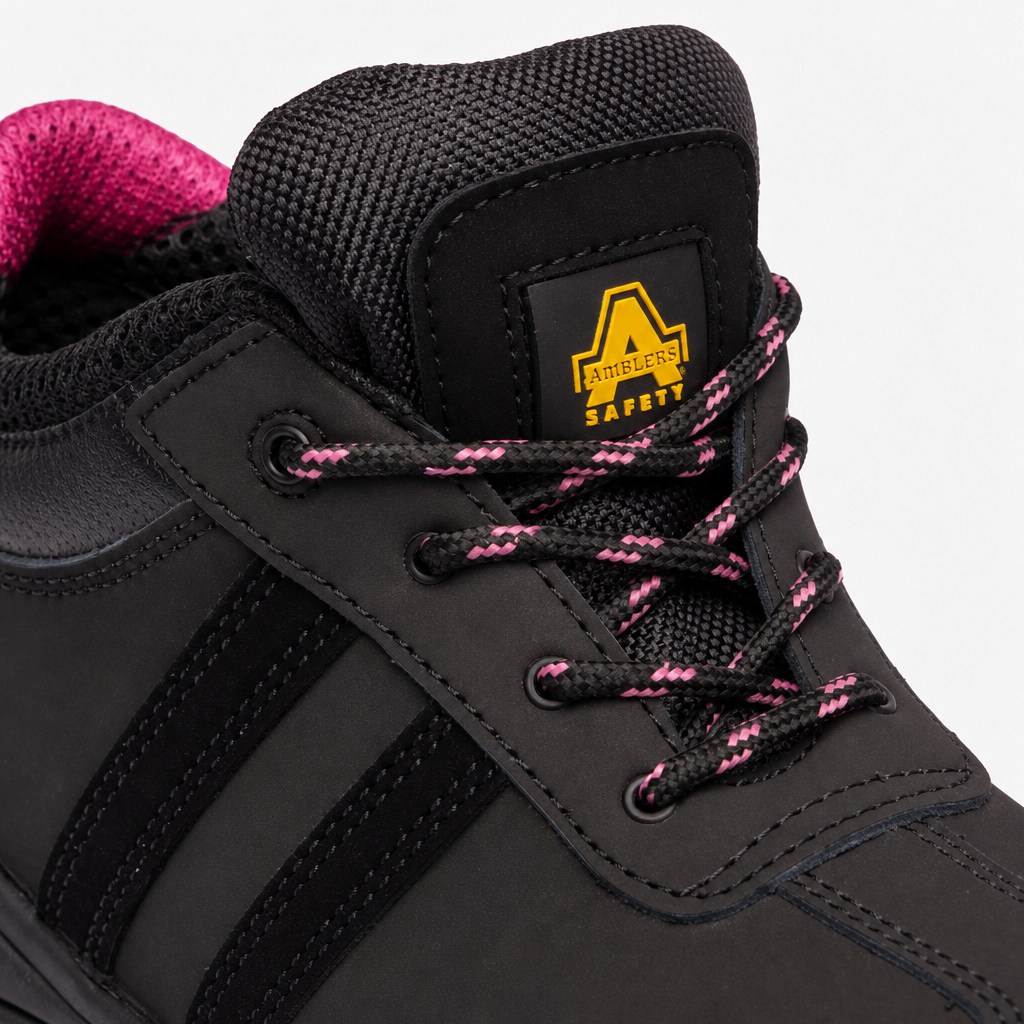 Amblers Safety FS706 Ladies Steel Toe Safety Trainers Black