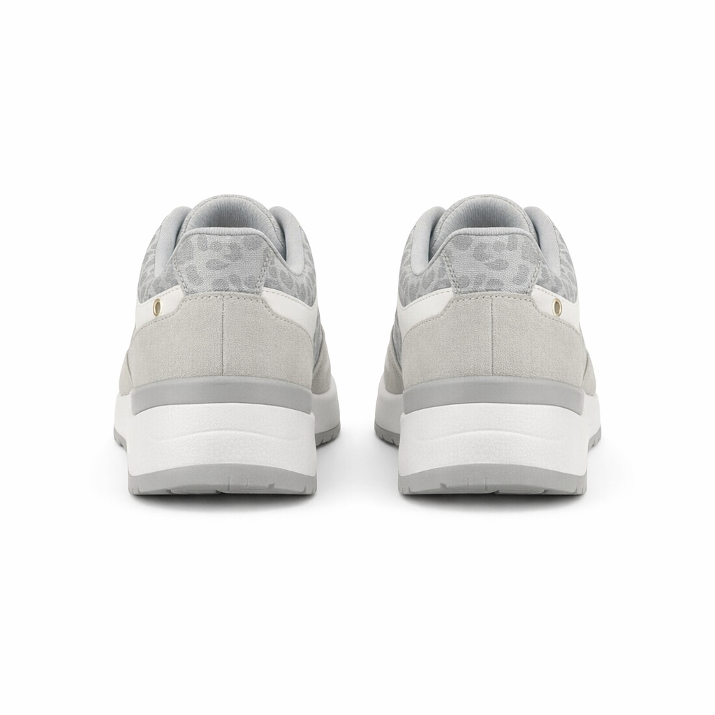 Cipriata L529FS NOVELIA Womens Trainers Silver/White/Animal Print
