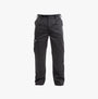 Apache APIND Mens Workwear Trousers Black front view showcasing knee pad pocket and multiple storage pockets.