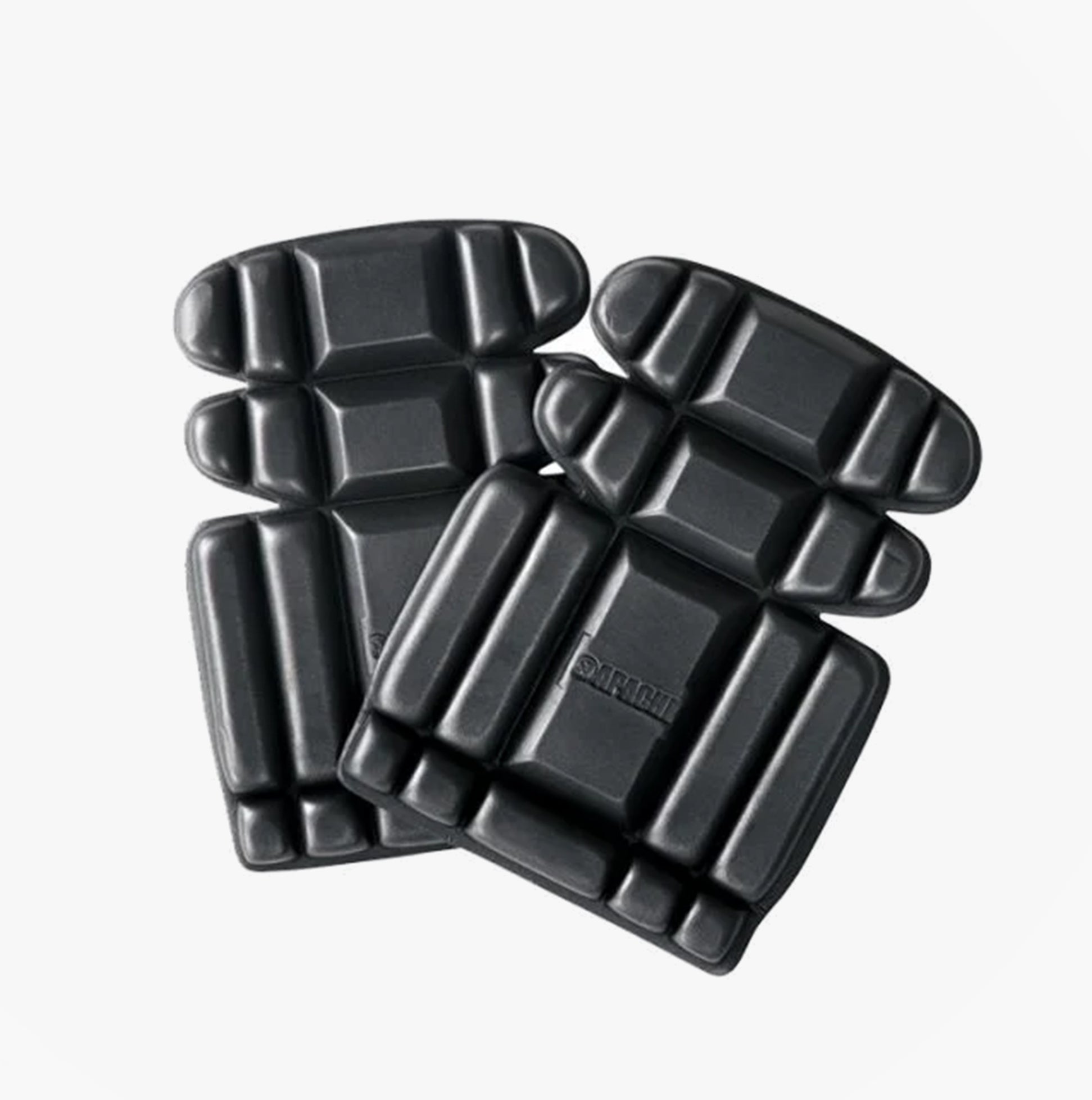 Apache APKNEE Mens Workwear Knee Pads Black top view, durable 100% polypropylene, ergonomic cushioning, item code APKNEE/BLK-ONESIZE