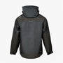 Apache ATS Mens Waterproof Coat Black back view showing hood and padded design, 100% polyester, regular fit.