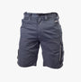 Apache ATS CARGO Mens Shorts Grey front view showcasing lightweight fabric and multiple pockets.