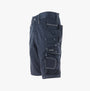 Apache ATS CARGO Mens Shorts Grey side view showcasing lightweight fabric and multiple pockets.