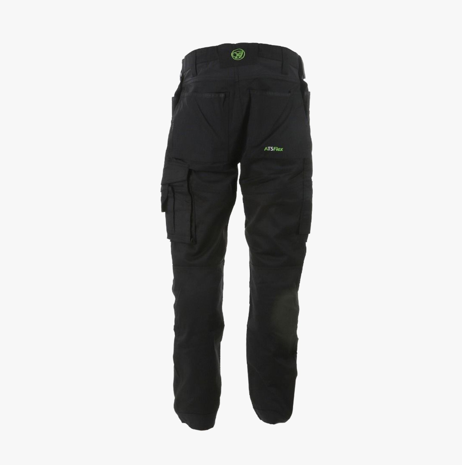 Apache BANCROFT Mens Trousers Black back view highlighting pockets and fit.