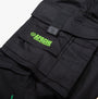 Apache BANCROFT Mens Trousers Black detail view showing pockets and branding
