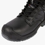 Apache CHILLIWACK Unisex Boots Black detailed view showcasing lace-up design and round toe shape.
