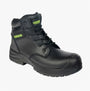 Apache EDMONTON Unisex Boots Black side view showing lace-up design and protective features.