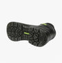 Apache EDMONTON Unisex Boots Black bottom view showcasing the rubber sole and traction detail.