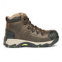 Apache NEPTUNE Mens Boots Brown side view showcasing leather upper, lace-up closure, and rubber sole.