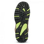 Apache NEPTUNE Mens Boots Brown bottom view showing rubber outsole with traction and safety features.