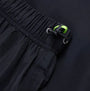 Apache QUEBEC Mens Over Trousers Black detail view of elasticated waist and toggle fastening