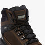 Apache RANGER Unisex Boots Brown detail view showcasing lace-up upper and textile lining.