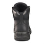 Apache SS812SM Unisex Boots Black rear view showcasing the leather upper and padded collar.
