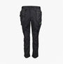 Apache SUDBURY Mens Trousers Black front view showcasing slim fit, pull-on closure, and multiple cargo pockets.