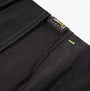 Close-up detail view of Apache SUDBURY Mens Trousers Black showcasing CORDURA fabric label.