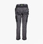 Apache SUDBURY Mens Trousers Grey Black rear view showcasing cargo pockets and slim fit design.