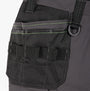 Apache SUDBURY Mens Trousers Grey Black detail view of side cargo pocket with mobile phone pocket.