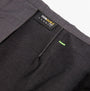 Detail view of Apache SUDBURY Mens Trousers Grey Black showing Cordura fabric label and texture.