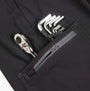 Apache WATSON Mens Workwear Joggers Black Grey detail view of cargo pocket with tools
