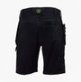 Apache WHISTLER Mens Workwear Shorts Black back view showing pockets and detail.
