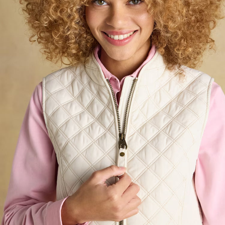 Joules PORTWELL Womens Gilets Cream