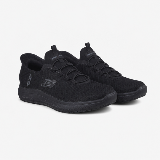 Skechers Work 200205EC Summits - Colsin SR Mens Slip Resistant Work Trainers Black