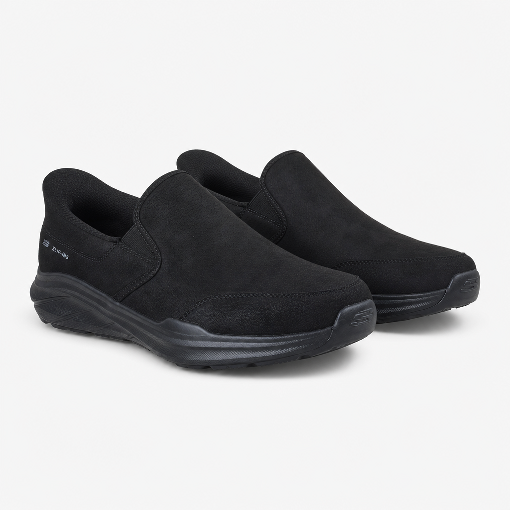 Skechers EQUALIZER 6.0 - ZORLO Mens Casual Trainers Black/Black