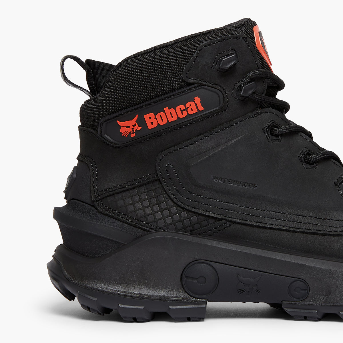 Bobcat FARGO Mens Waterproof Nubuck Safety Boots Black