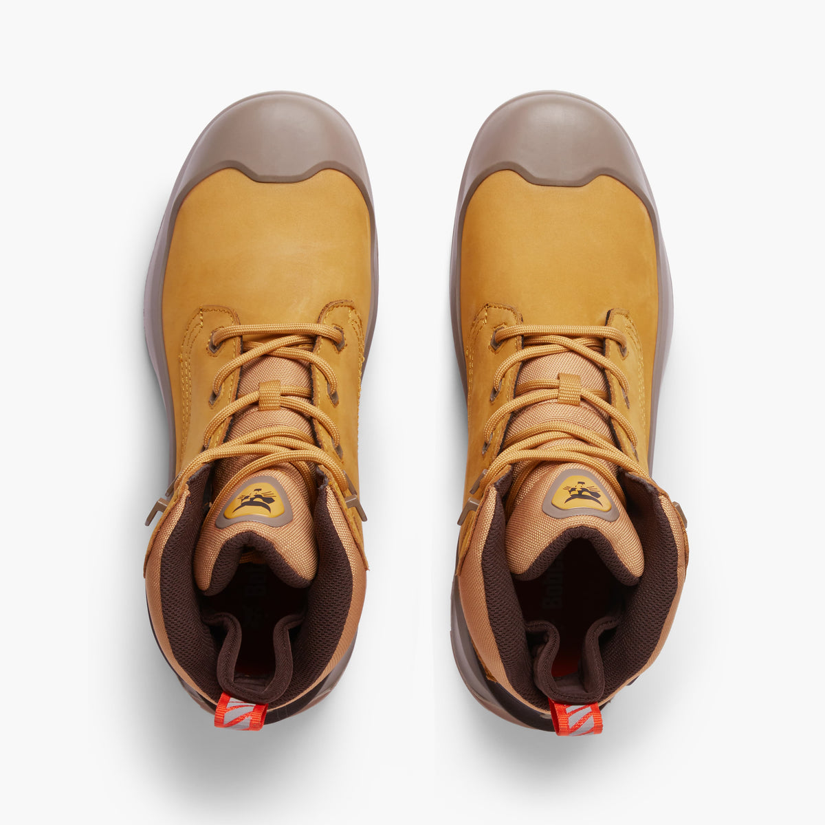 Bobcat FARGO Mens Waterproof Nubuck Safety Boots Honey