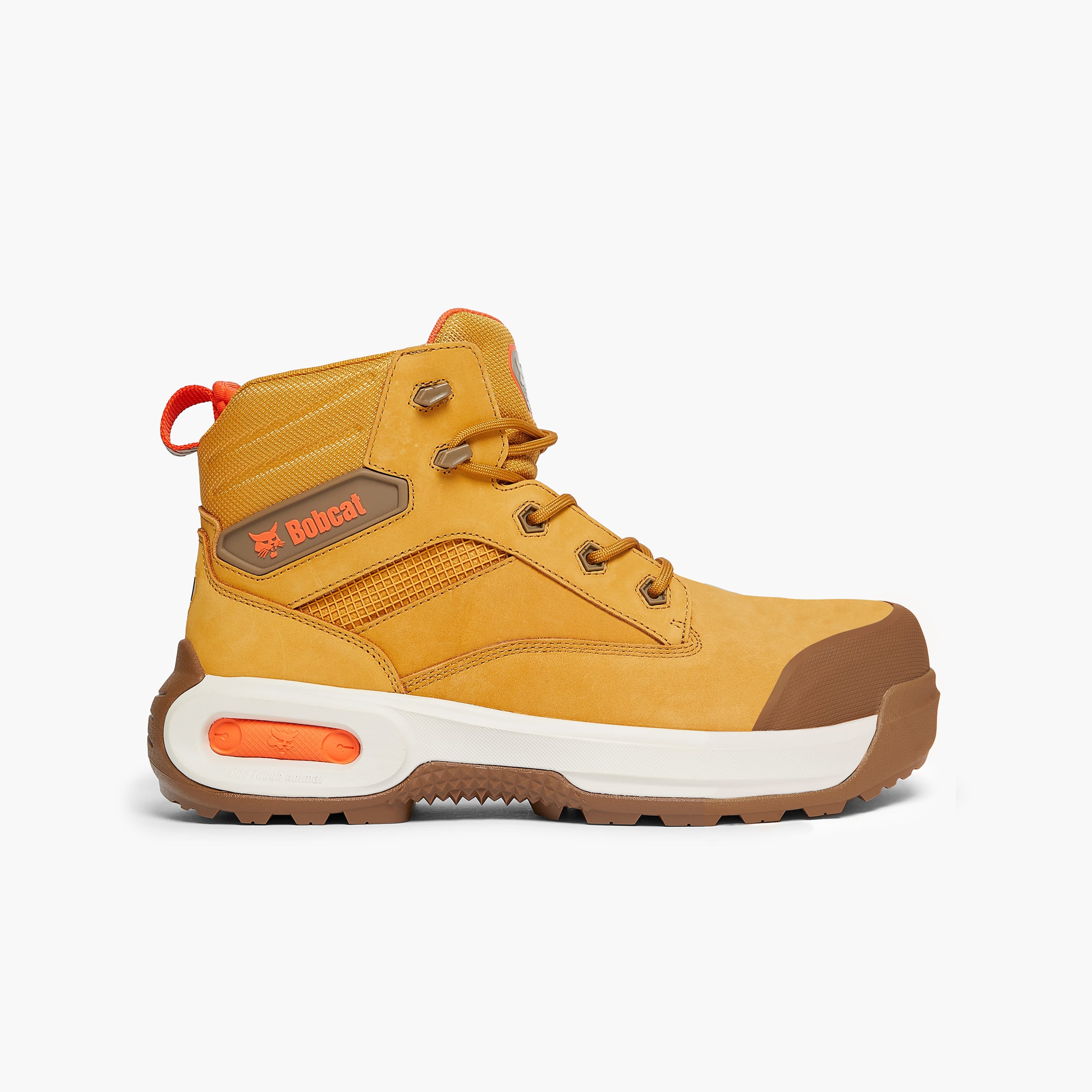Bobcat DAKOTA Mens Nubuck Hiker Safety Boots Honey