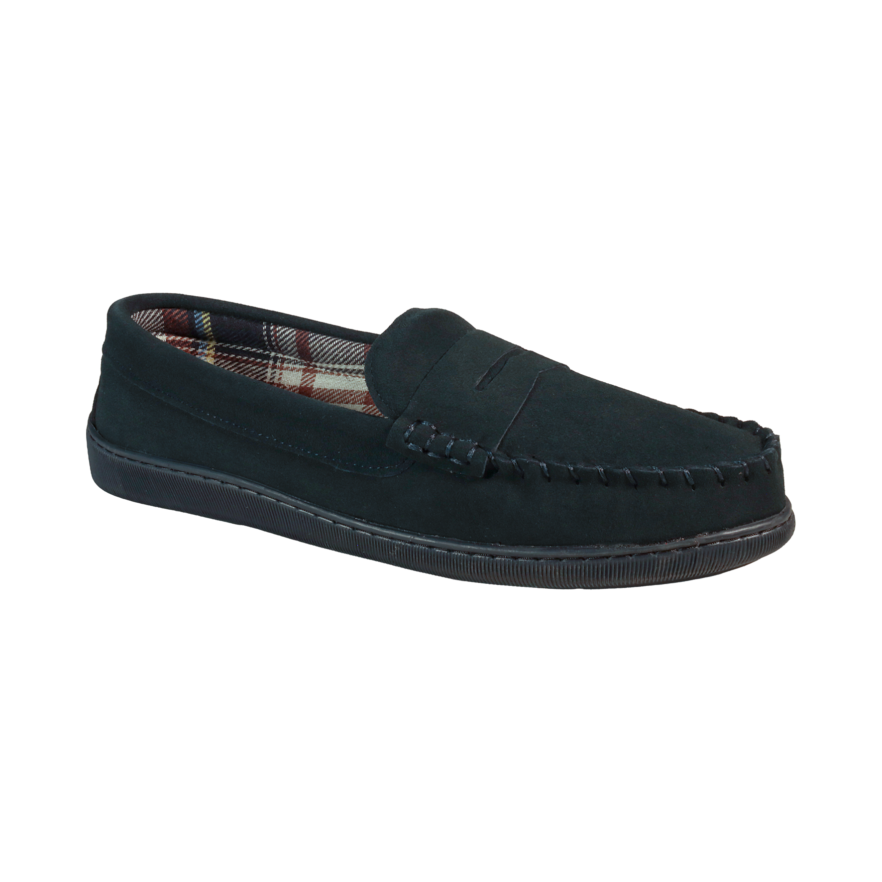Jo & Joe BEAMSLEY Mens Moccasin Slippers Navy