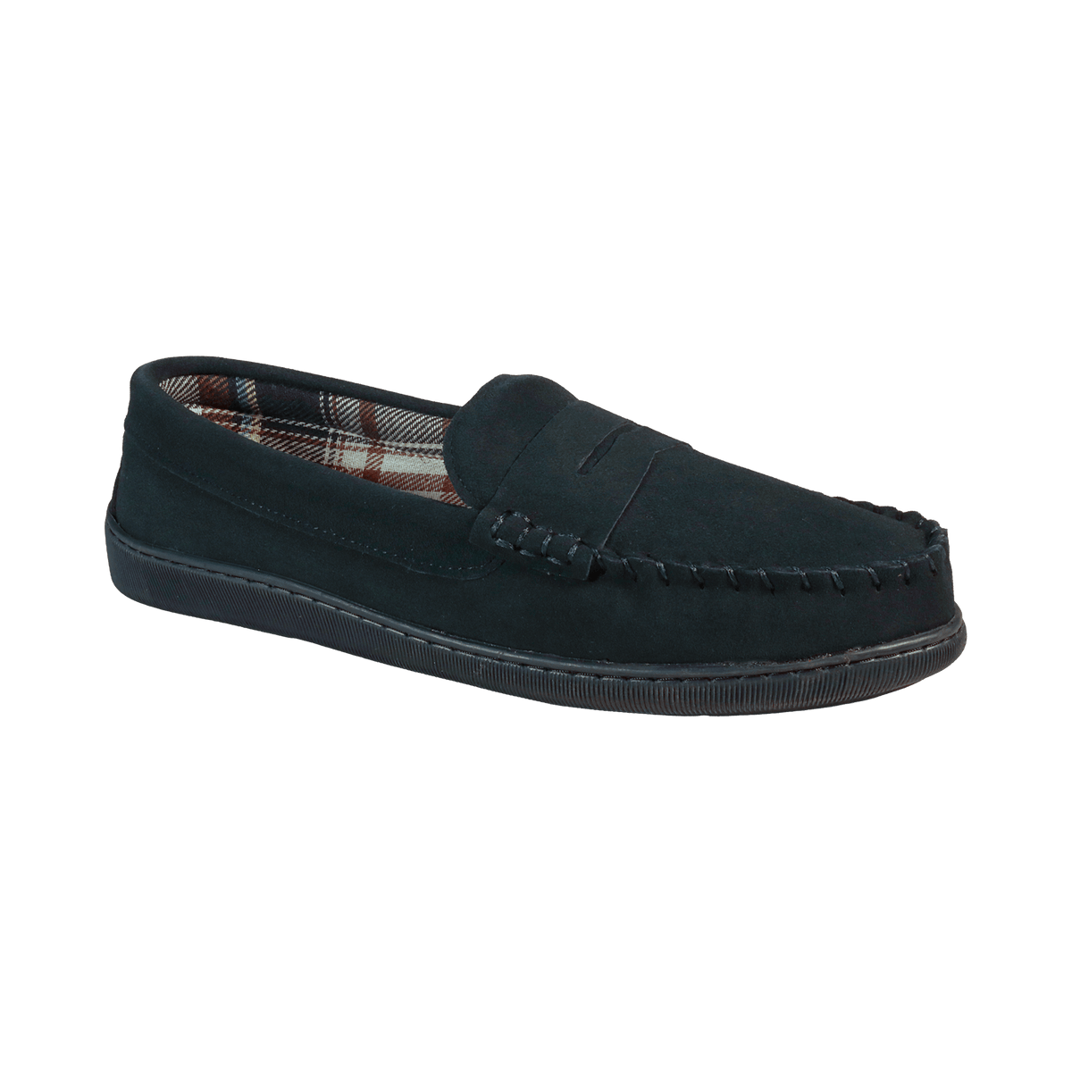 Jo & Joe BEAMSLEY Mens Moccasin Slippers Navy