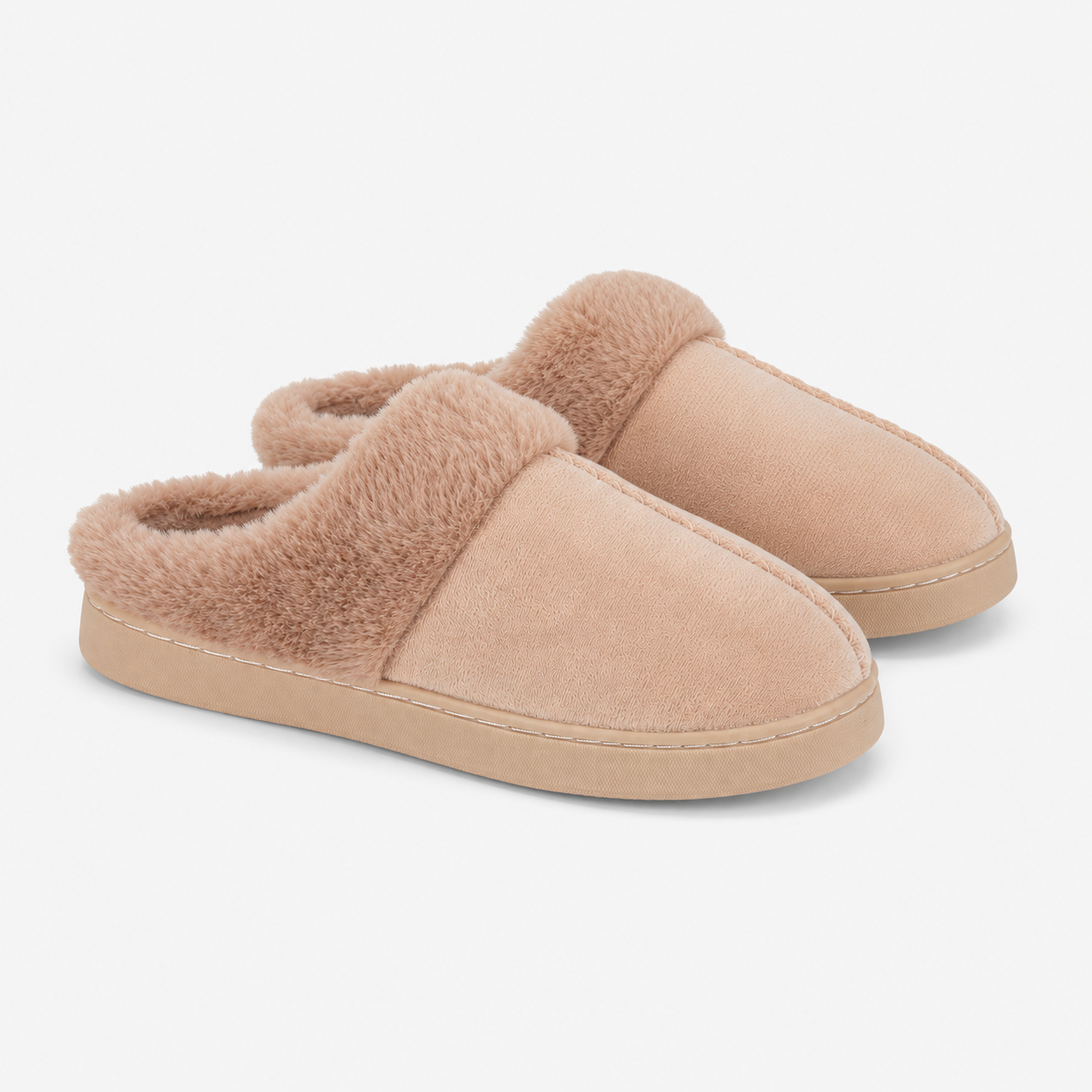 Jo & Joe ZOE Womens Mule Slippers Beige