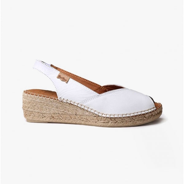 Toni Pons BERNIA-P Womens Slingback Sandals White