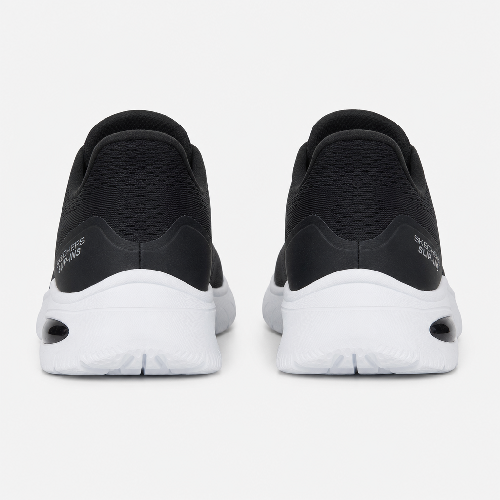 Skechers SKECH-AIR SUMMITS Mens Casual Trainers Black/White