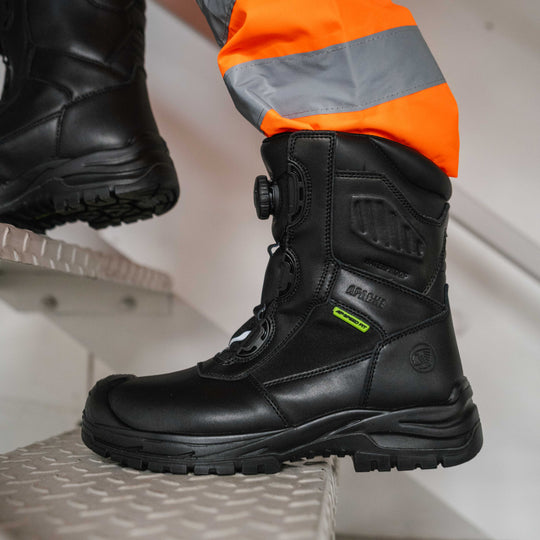 Apache Richmond Unisex Composite Toe Safety Boots Black